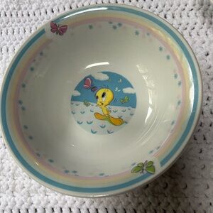 Vintage Looney Tunes Tweety Bird Set of Bowls